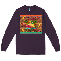 Plum cinco de taco paper serape leopard wooden Long Sleeve Tee - Artiststas