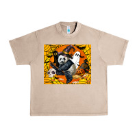 French Oak panda halloween Urban Heavy Tee - LillyAllenDesigns