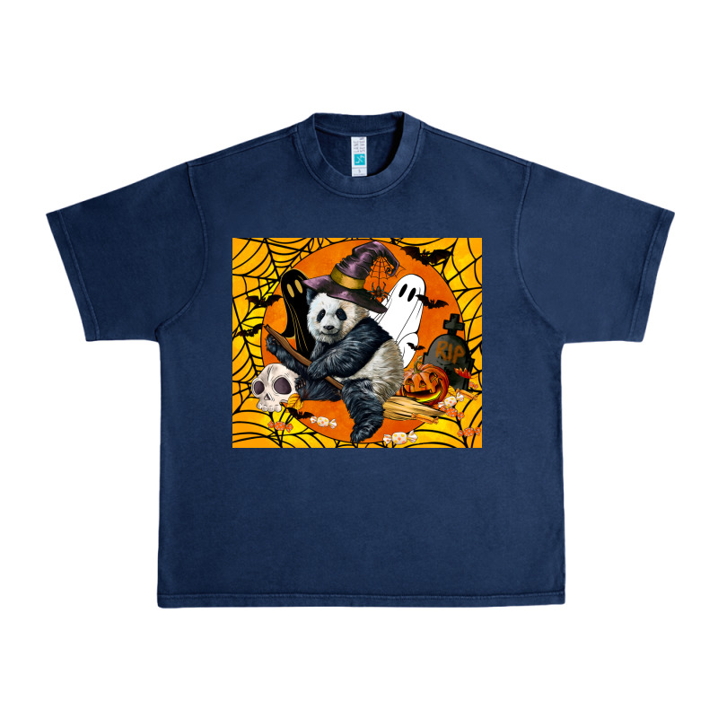 Panda Halloween Urban Heavy Tee by LillyAllenDesigns | Teevron