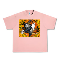 Salmon panda halloween Urban Heavy Tee - LillyAllenDesigns