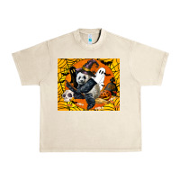 Sandshell panda halloween Urban Heavy Tee - LillyAllenDesigns