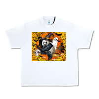 White panda halloween Urban Heavy Tee - LillyAllenDesigns