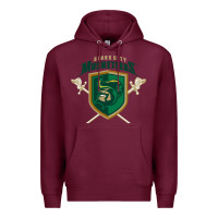 Burgundy sioux city musketeers Premium Hoodie - DesigneFamous