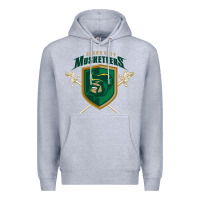 Heather Grey sioux city musketeers Premium Hoodie - DesigneFamous