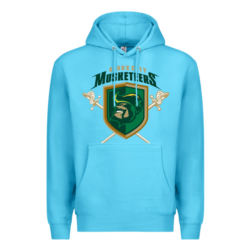 Sioux City Musketeers Premium Hoodie by DesigneFamous | Teevron