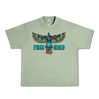 Oil Green turquoise freebird Urban Heavy Tee - RanaPortraitStore