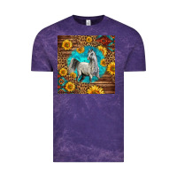 Cloud Purple arabian horse Vintage Tee - LillyAllenDesigns