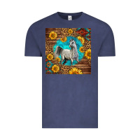 Vintage Denim arabian horse Vintage Tee - LillyAllenDesigns