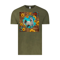 Vintage Olive arabian horse Vintage Tee - LillyAllenDesigns