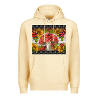 Ladybug Mushrooms Premium Hoodie | Teevron