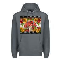 Rock ladybug mushrooms Premium Hoodie - BarkalooDesign
