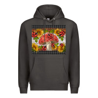 Smoke ladybug mushrooms Premium Hoodie - BarkalooDesign