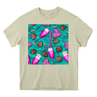 Mossy valentines day champagne and strawberry Heavy Core Tee - BundleAndBundleShop