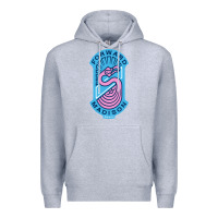 Heather Grey madison fc art Premium Hoodie - DesigneFamous