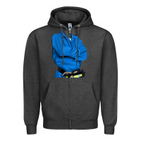 Charcoal Heather english cocker spaniel mechanic 2 Zipper Hoodie - RanaPortraitStore
