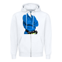 White english cocker spaniel mechanic 2 Zipper Hoodie - RanaPortraitStore