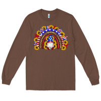 Chestnut american flag gnomes sunflowers rainbow Long Sleeve Tee - Artiststas