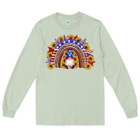 Matcha american flag gnomes sunflowers rainbow Long Sleeve Tee - Artiststas