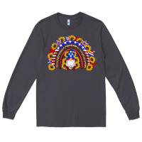 Smoke american flag gnomes sunflowers rainbow Long Sleeve Tee - Artiststas