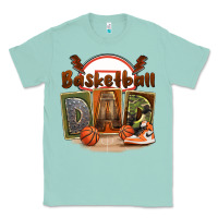 Seafoam basketball dad Classic Tee - FaDigitalArtStudio