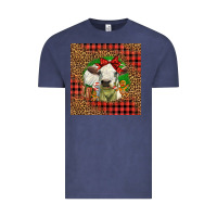 Vintage Denim cute baby calf christmas Vintage Tee - LillyAllenDesigns