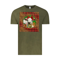 Vintage Olive cute baby calf christmas Vintage Tee - LillyAllenDesigns