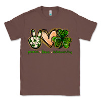 Chestnut peace love st.patrick's day Classic Tee - Jasminsmagicworld