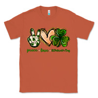 Copper peace love st.patrick's day Classic Tee - Jasminsmagicworld