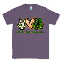 Lavender peace love st.patrick's day Classic Tee - Jasminsmagicworld