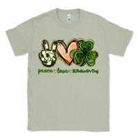 Matcha peace love st.patrick's day Classic Tee - Jasminsmagicworld