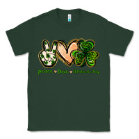 Sports Green peace love st.patrick's day Classic Tee - Jasminsmagicworld