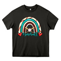 Asphalt Baseball Rainbow Heavy Core Tee - RanaPortraitStore