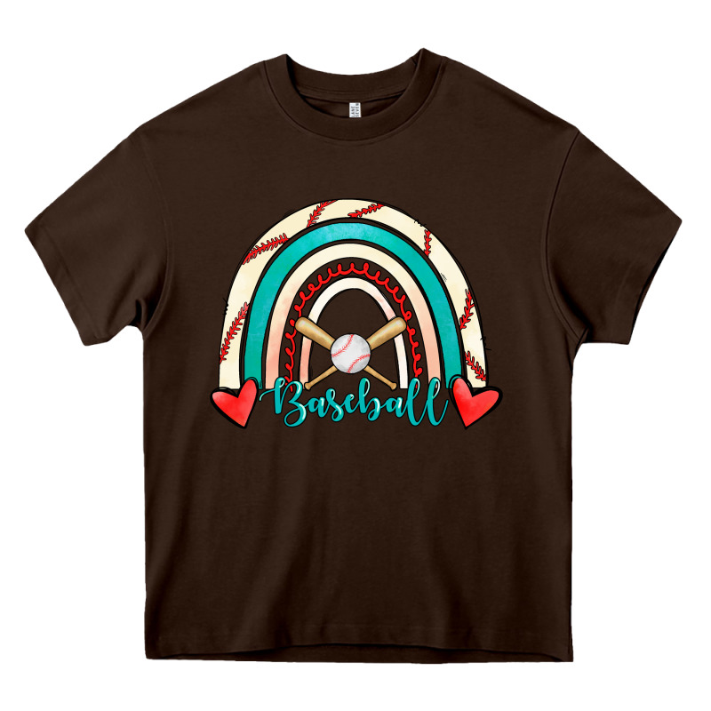 Baseball Rainbow Heavy Core Tee by RanaPortraitStore | Teevron