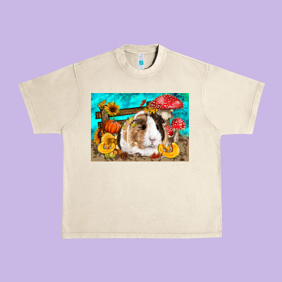 Guinea Pig Kid's Urban Heavy Tee Designed By Lillyallendesigns