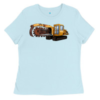 Baby Blue Thencher Chain Ladies Tee - LillyAllenDesigns