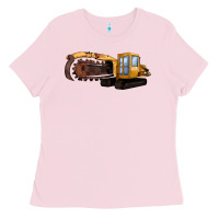 Bubblegum Pink Thencher Chain Ladies Tee - LillyAllenDesigns