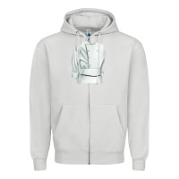 Dove Grey golden retriever chf 2 Zipper Hoodie - RanaPortraitStore