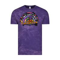 Cloud Purple Halloween Vintage Tee - SublimationCraftShop