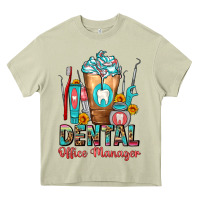 Mossy dental office manager cold drink frappe Heavy Core Tee - FaDigitalArtStudio