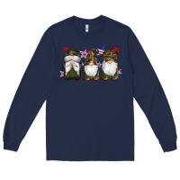 Navy military gnomes star Long Sleeve Tee - Artiststas