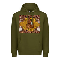 Army Green horse Premium Hoodie - BarkalooDesign