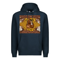 Navy horse Premium Hoodie - BarkalooDesign