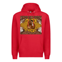 Red horse Premium Hoodie - BarkalooDesign