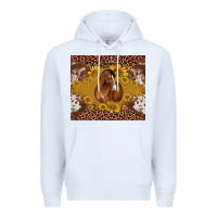 White horse Premium Hoodie - BarkalooDesign
