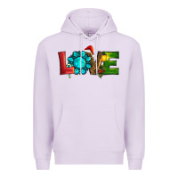 Lilac christmas gemstone love Premium Hoodie - RanaPortraitStore