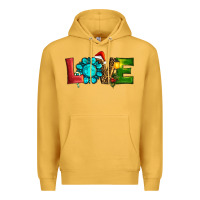 Mustard christmas gemstone love Premium Hoodie - RanaPortraitStore