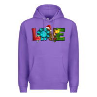 Purple christmas gemstone love Premium Hoodie - RanaPortraitStore