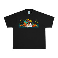 Black Halloween Guinea Pig Urban Heavy Tee - LillyAllenDesigns