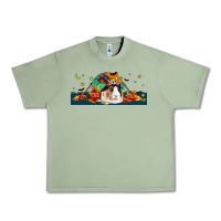 Oil Green Halloween Guinea Pig Urban Heavy Tee - LillyAllenDesigns