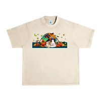 Sandshell Halloween Guinea Pig Urban Heavy Tee - LillyAllenDesigns